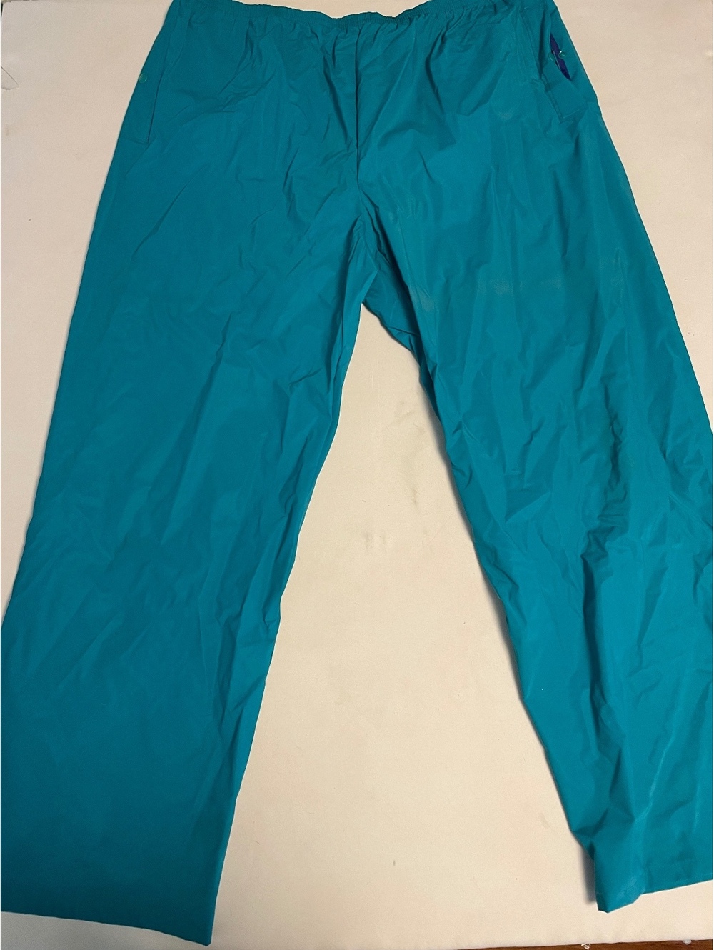 Columbia Men's XXL Waterproof Outdoor Pants Teal Blue
